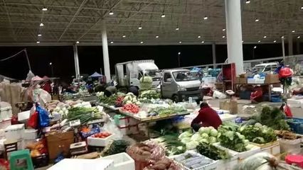 乐清市新地标落成 占地58亩农副产品批发市场12日盛大开业